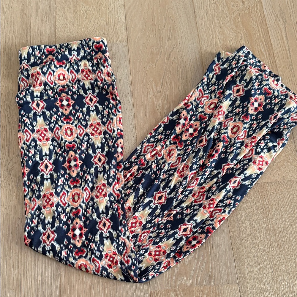 Veronica M Multicolor Patterned Pants - image 1